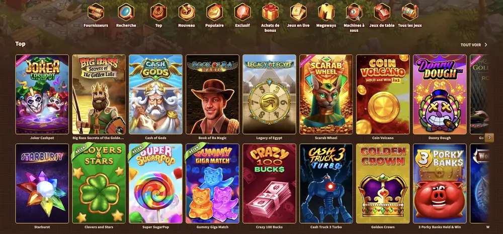 Speel top slots bij MyEmpire Casino Populaire slots bij MyEmpire Casino